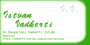 istvan vadkerti business card