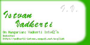 istvan vadkerti business card